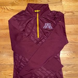 Mens Nike Dri Fit Minnesota Qtr Zip